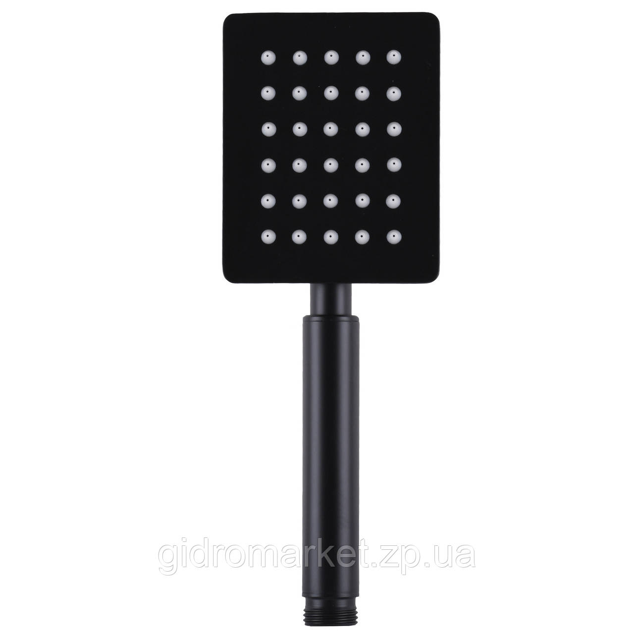 Globus Lux SUS-001Q-BB Лійка душова НІЖАВЕЙКА! Чорна, квадратна