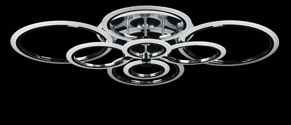 Стельова люстра LK236/8+A LED (CHROME), фото 1