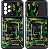 Ударопрочный чехол Camshield Serge Ring Camo для Samsung Galaxy A73 5G (Зеленый / Army Green) 54674