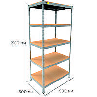 Металевий стелаж MRL-2100 ( 900x600) оцинкований