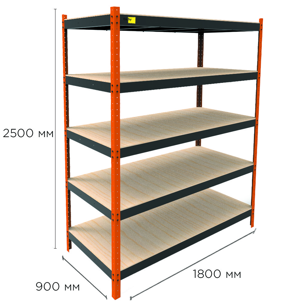 Металевий стелаж MRH-2500 ( 1800x900)