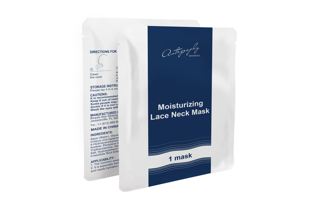Autography  HYDROGEL LACE NECK & DECOLLETE MASK  Гідрогелева маска з ефектом ботулотоксина для зони шиї (саше)