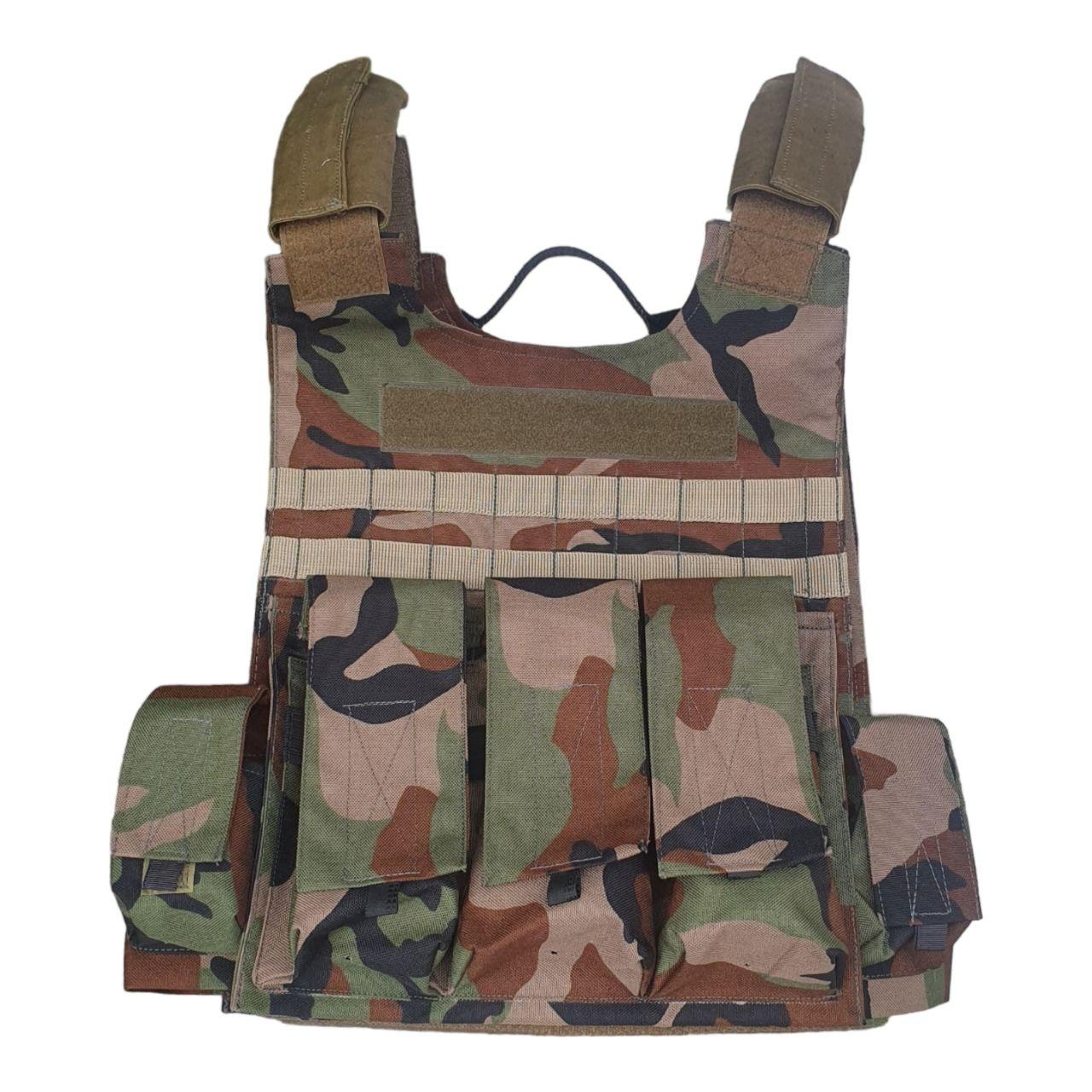 Розвантажувальна система плитоноска Plate Carrier у кольорі Вудланд