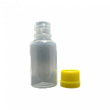 Флакон полімерний 30 мл із жовтою кришкою, фото 2