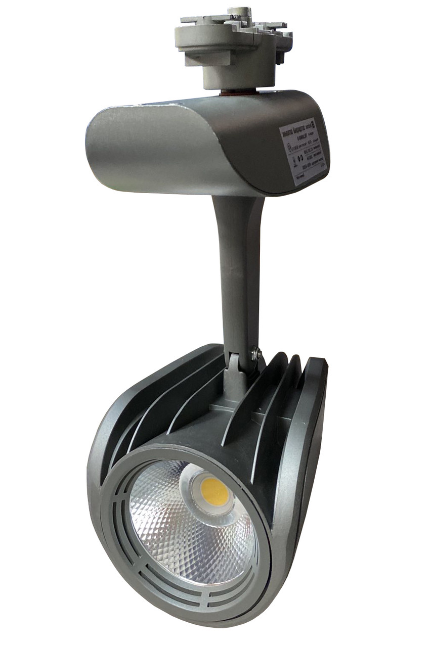Трековий світильник TRL30W9 G LEDMAX сірий