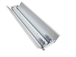 Світильник металевий 1.2 м для світлодіодних ламп Т8 2X1200мм