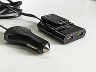 Зарядное устройство для телефона 12-24V, 4 USB быстрая зарядка QC 3.0 60w 18A