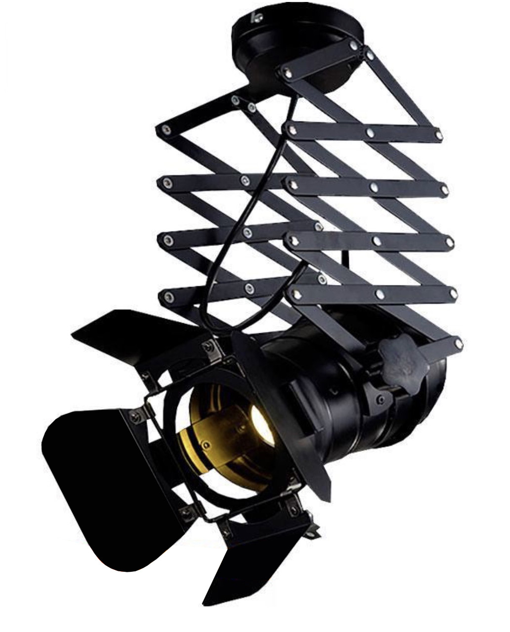 Лофт світильник стельовий з регульованою висотою 400-900 мм під лампу Е27, фото 1