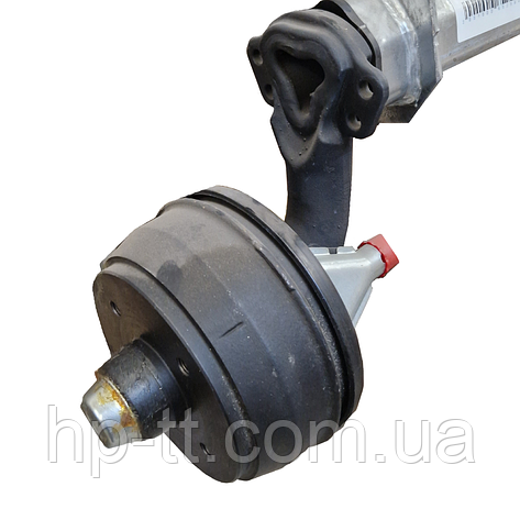 Вісь торсійна AL-KO з гальмом 750 кг маточина 100х4 1540 мм 612246, фото 2