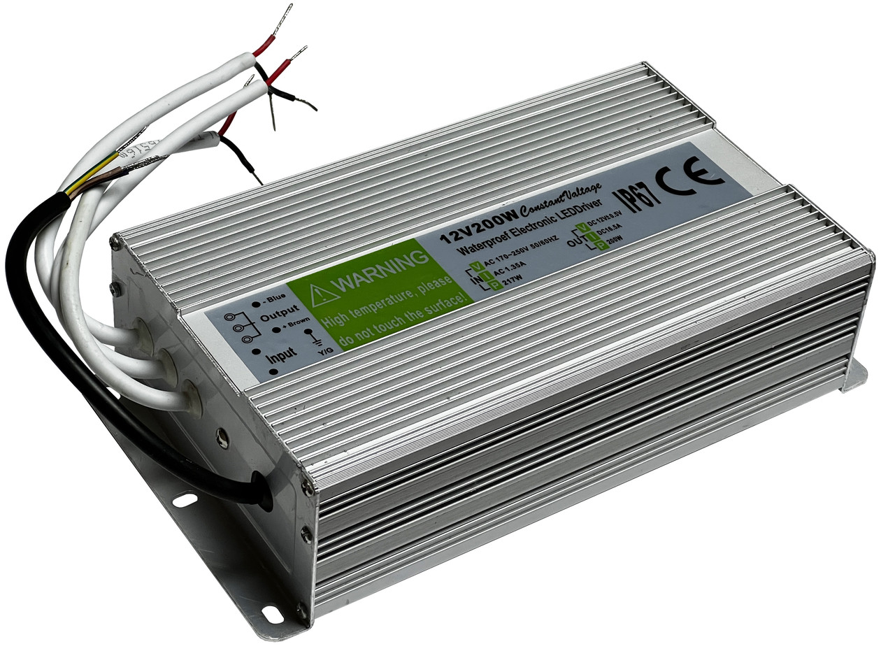 Блок питания 12В-200Вт 16.6А Герметичный IP 67 (ID#1822085077), цена ...