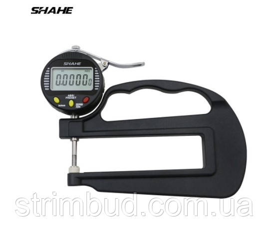 Цифровий товщиномір листових матеріалів Shahe 5331-10 (0-10/0,001 мм)