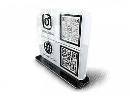 Табличка з QR кодом 250х200мм