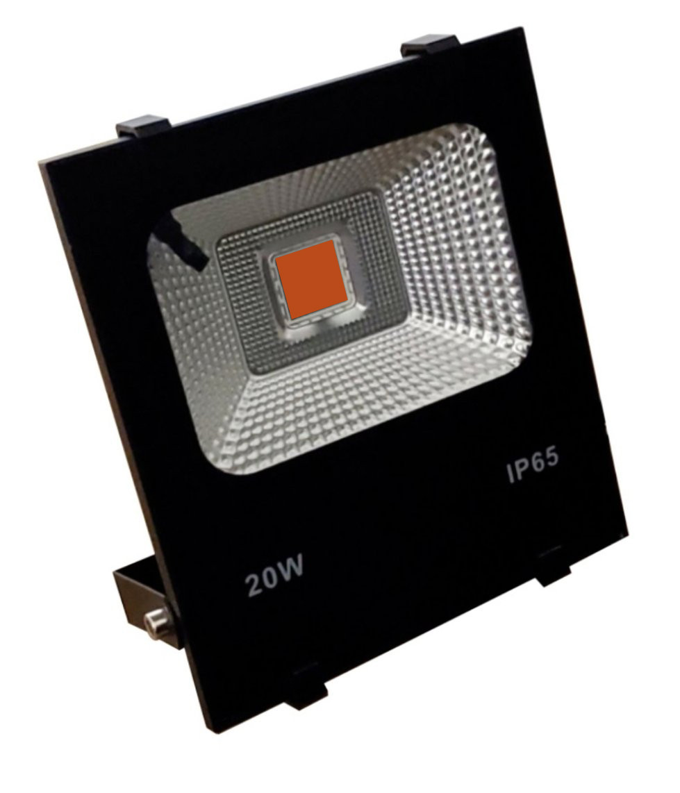 Лед прожектор червоний 20W IP65 cob