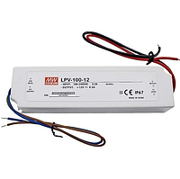 Блок живлення LPV-100-12 12V 100W 8.5А IP67 Mean Well