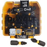 Набор бит DeWALT EXTREME FLEXTORQ, Pz2, L= 25 мм, 25 шт, кейс (DT70556T)