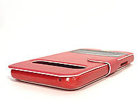 Чехол-книга "Book-cover с окном силикон" Lenovo A916 Red