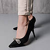 Жіночі туфлі Fashion Chui 3984 40 розмір 25,5 см Чорний код ID 4549060, фото 4