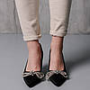 Жіночі туфлі Fashion Chui 3984 40 розмір 25,5 см Чорний код ID 4549060, фото 5