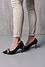 Жіночі туфлі Fashion Chui 3984 40 розмір 25,5 см Чорний код ID 4549060, фото 8