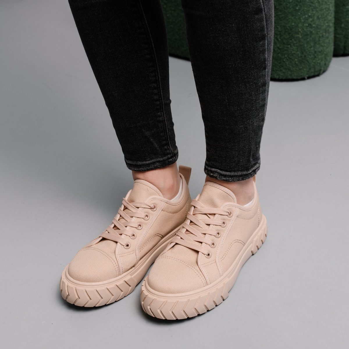 Жіночі кросівки Fashion Winky 3991 36 розмір 23,5 см Бежевий код ID 4549095