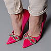 Жіночі туфлі Fashion Bow 3995 38 розмір 24,5 см Рожевий код ID 4549120, фото 3