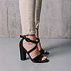 Жіночі босоніжки Fashion Raquel 3997 37 розмір 24 см Чорний код ID 4549130, фото 4