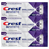 Отбеливающая зубная паста Crest 3D White Brilliance luminous purple, (99 g)