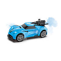 Машинка на пульте Sulong Toys "Spray Car" голубая, пускает дым SL-354RHBL