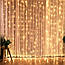Xmas гірлянда LED (Водоспад 3M*3M) 480-WW Теплий білий, фото 2