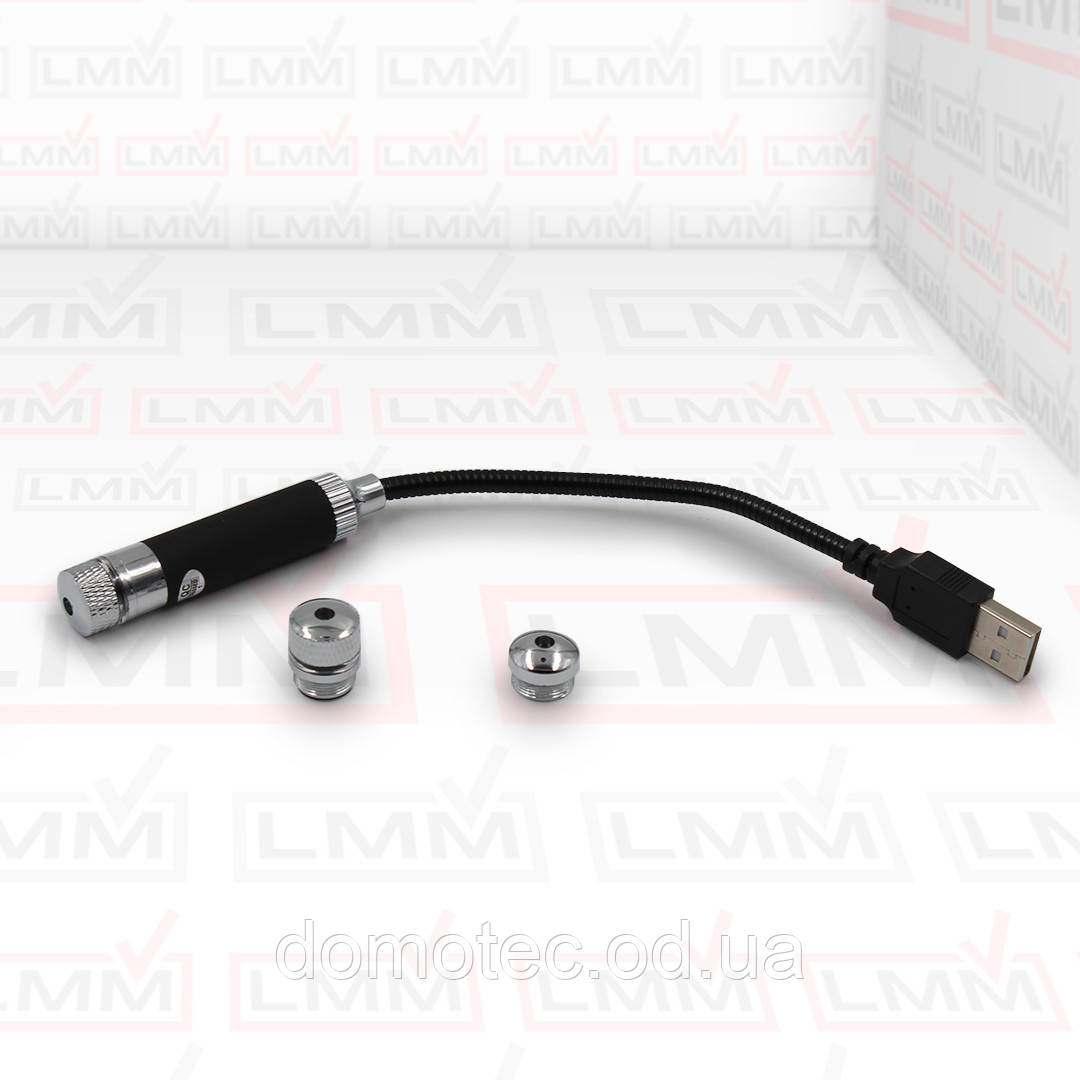 Лазерна указка, що працює від USB, червоний колір променя LASER SNR 12