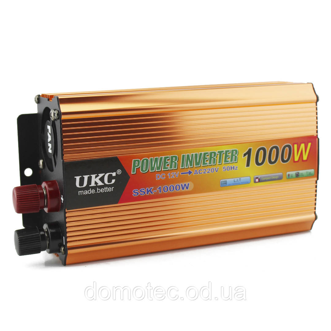 Перетворювач, інвертор UKC SSK - AC/DC, 12V/200V, 1000W