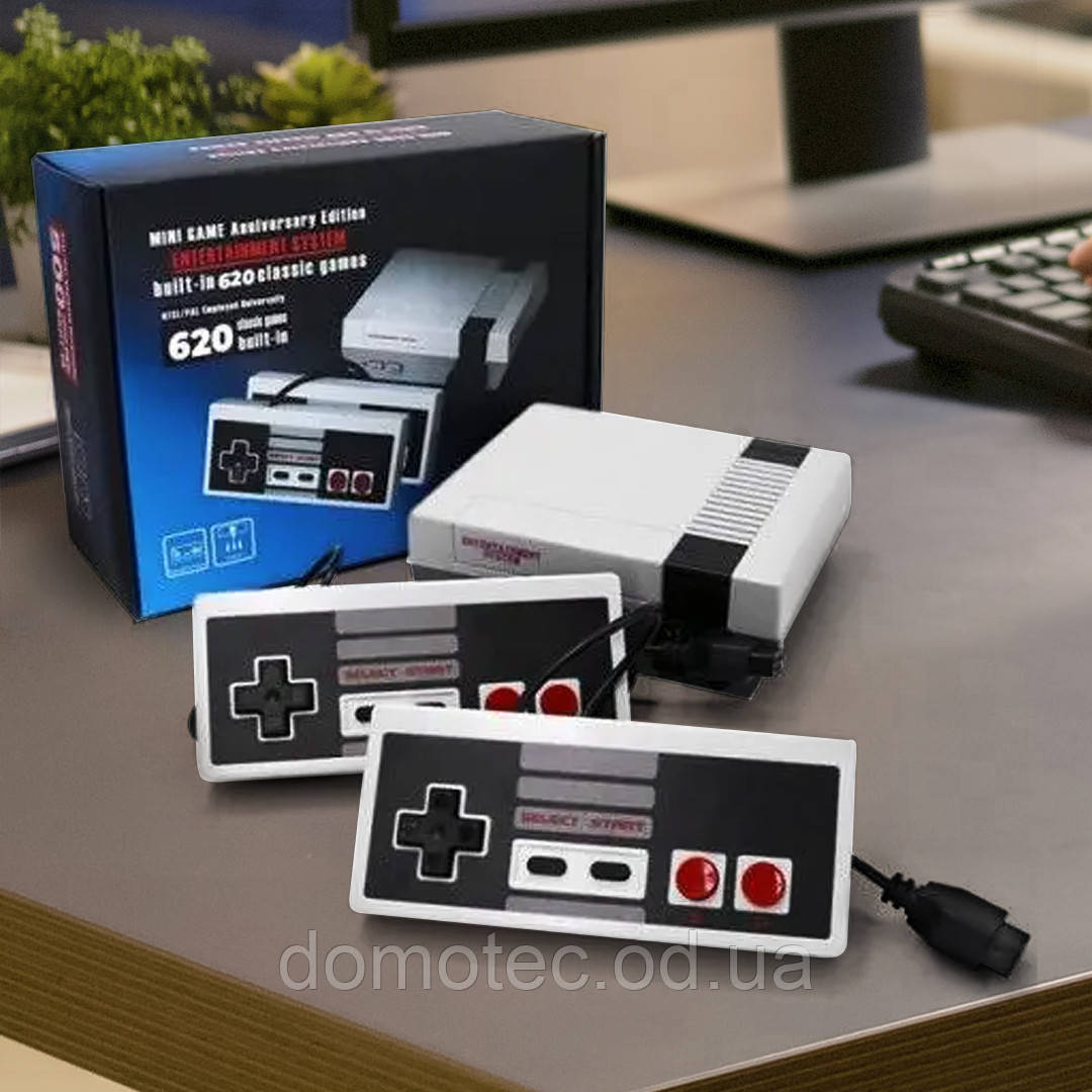 Ігрова консоль на 620 гр. Ігрова приставка з двома джойстиками, фото 1