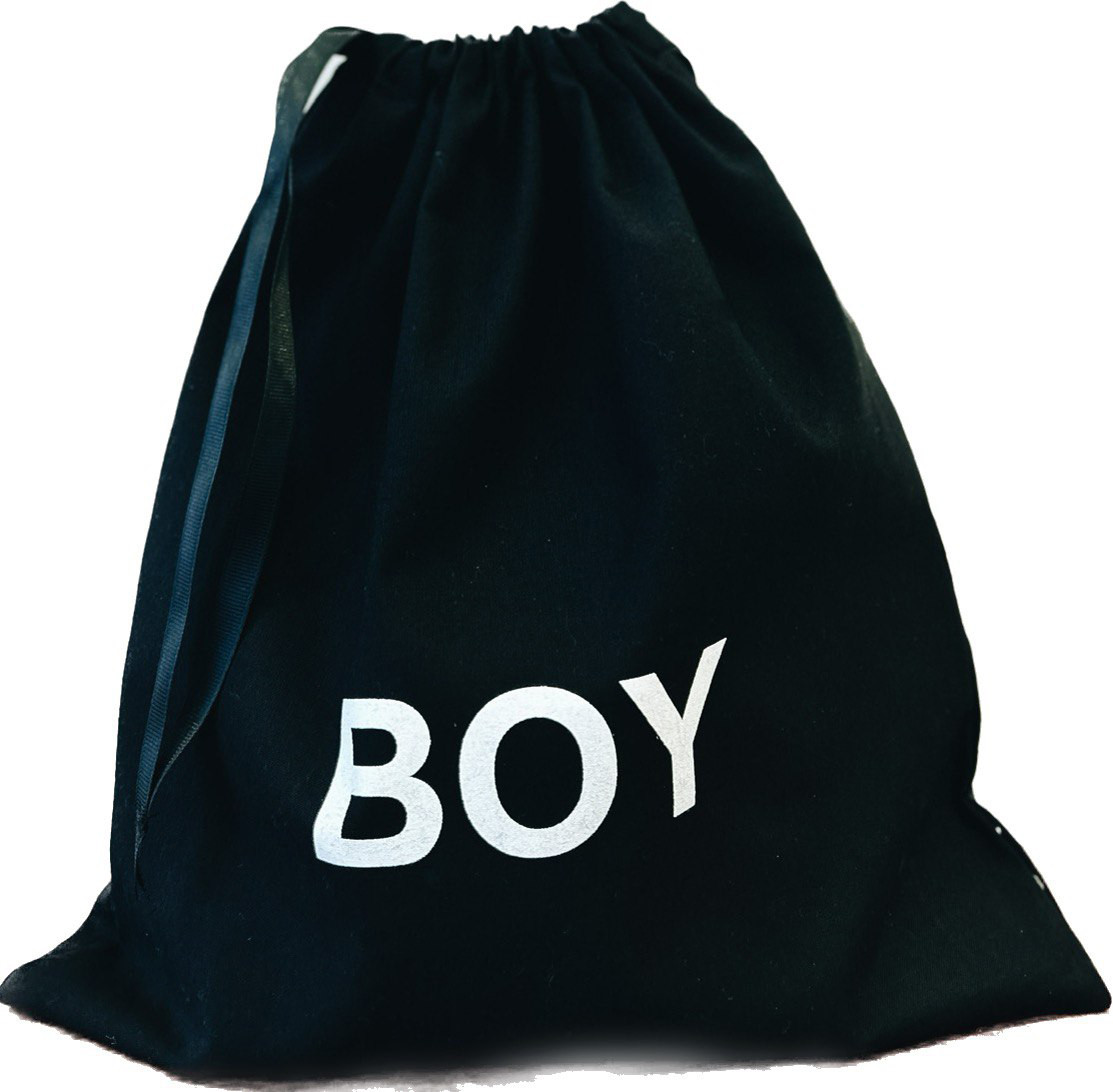 Мішечок бавовняний ORGANIZE для речей 30х35 см Boy (чорний)