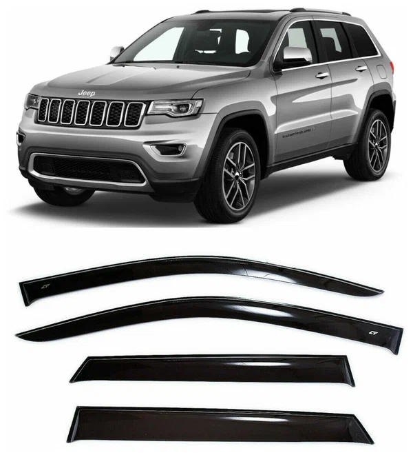Дефлектори вікон, вітровики JEEP Cherokee Grand 2010-2017 (скотч) VIP Tuning VT 52