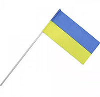 Флаг Украины демонстрационный на палочке