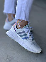 Женские кроссовки летние Adidas ZX 500 RM Commonwealth White белые летние Адидас ЗХ 500 РМ разны цвета легкие