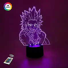 3D світильник "Ейджеро Кирилам" з пультом+адаптер+батарейки (3ААА) 88468548СС