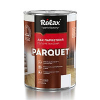 Лак паркетный полиуретановый Rolax PARQUET Полуматовый 2.5л