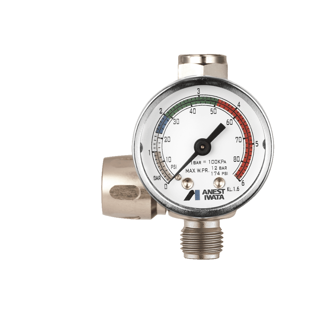 Регулятор тиску повітря з манометром Iwata HVC-1, фото 1