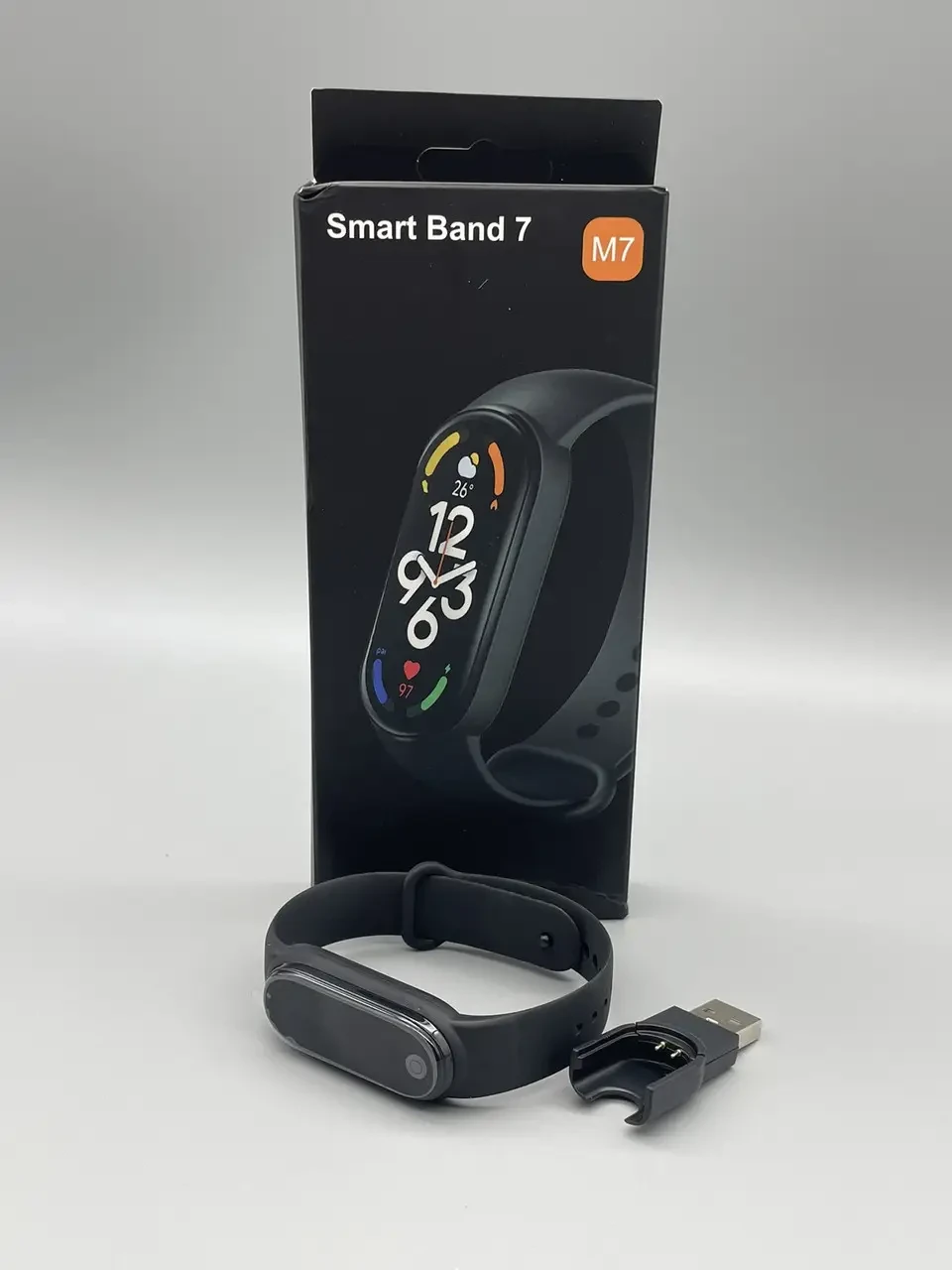 Фітнес-браслет, смарт браслет Mi Smart Band 7 Bluetooth Чорний, Аналог Xiaomi Mi Band 6, Аналог