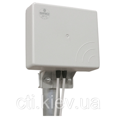 Антена базова SIRIO SMP 4G LTE MIMO. Діапазон частот: 790-960 МГц та 1700-2700 МГц.