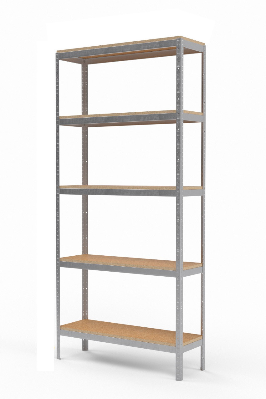 Стелаж для складу, архіву, магазину. чк-80 оцинк. 1960*920*600*5полок ДСП, фото 1