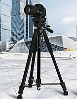 Телескопический алюминиевый штатив TRIPOD TF-3120 Универсальный штатив для фотоаппарата и телефона