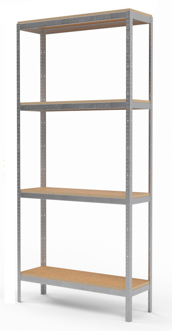 Стелаж для складу, архіву, магазину. чк-80 оцинк. 1920*920*500*4полок ДСП, фото 1