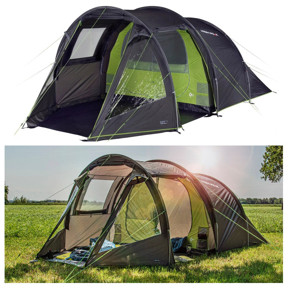 Намет чотиримісний High Peak Paxos 4 Dark Grey/Green (11508)