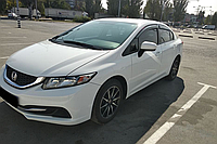 Дефлекторы окон на Honda Civic 2012-2017 HB (HIC). Ветровики на Honda Civic хетчбек