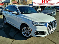 Дефлекторы окон Audi Q7 2015 -> С Хром Молдингом (HIC). Ветровики на Audi Q7