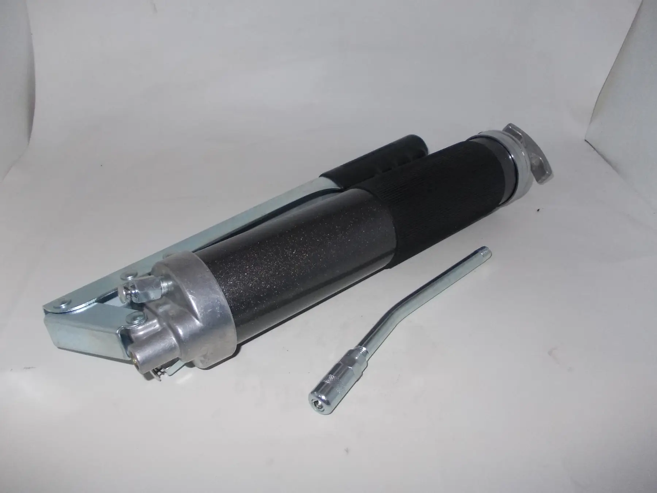 Шприц для густого мастила 400 мл під євро тубус (двох-плунжерний) DK-3919, фото 1