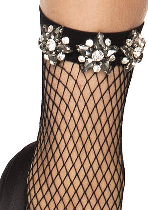 Оригінальні шкарпетки Leg Avenue Anklets with rhinestone accent | Knopka, фото 3