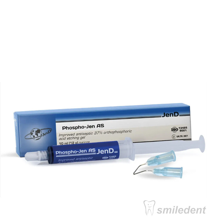 Phospho-Jen AS, шпр. 10 мл, травильний гель з антисептиком, Фосфо-джен АС